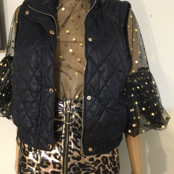 ANIMAL PRINT FAUX LEATHER MINI SKIRT - Picture 3 of 7